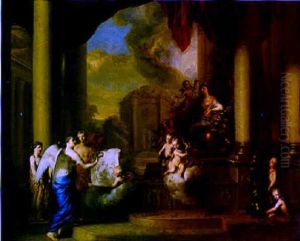 An Allegory Of The Arts by Ottmar Elliger the Younger