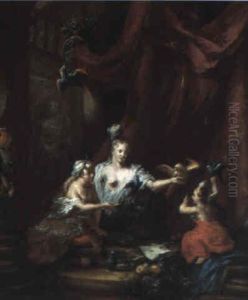 Femmes Dans Un Interieur Avec Oiseaux Femmes Dans Un Interieur Avec Oiseaux