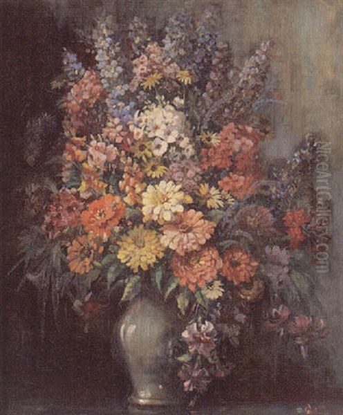 Luxuriant Floral Still Life - view 1