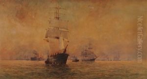 Newcastle Harbour by Fred Elliott