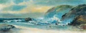 Coastal Scene by Frederick James Elliott