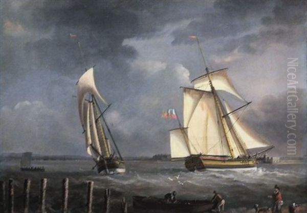 Vessels Approaching Portsmouth - view 1