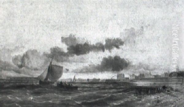 Portsmouth Harbour And Gosport From The Sea - view 1
