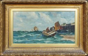 Heavy Seas By The Jetty
