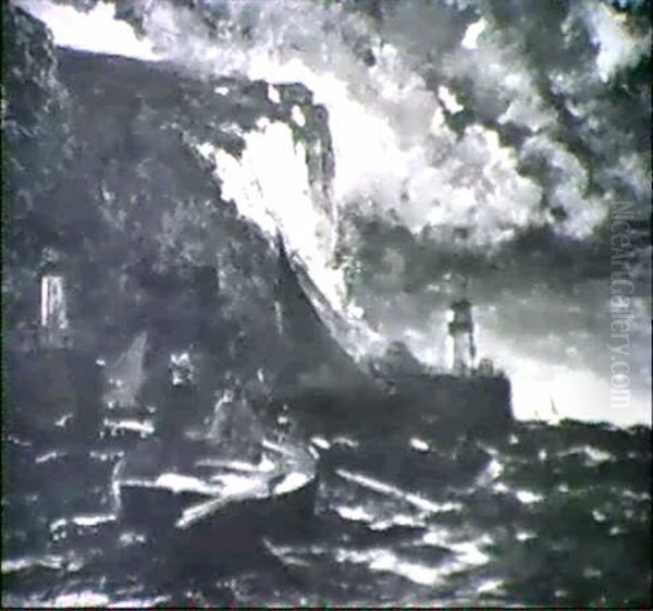 Cliffs And Lighthouse - view 1