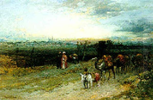A Caravan On The Outskirts Of Adrianopolis, Turkey - view 1
