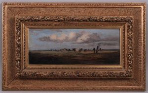 Landschaft Mit Kuhen