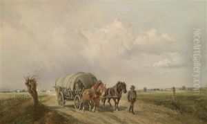 Heimkehr Vom Markt by Ignaz Ellminger
