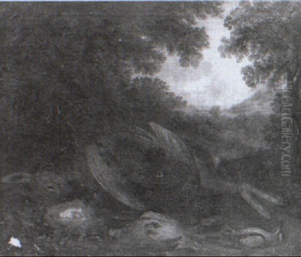 Still Life Of Game In A Landscape - view 1