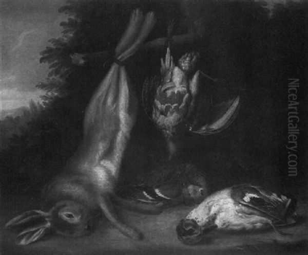 Still Life Of Game In A Landscape - view 1