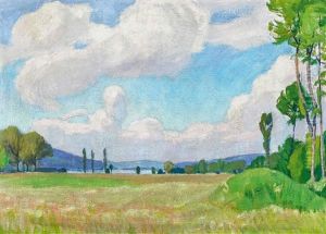 Baldeggersee Im Sommer by Franz Jakob Elmiger