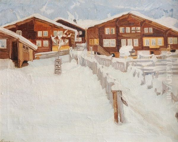 Bergdorf Im Schnee - view 1