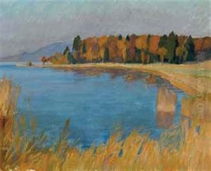 Herbst Am Hallwylersee by Franz Jakob Elmiger