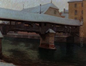 Die Spreuerbrucke Im Winter