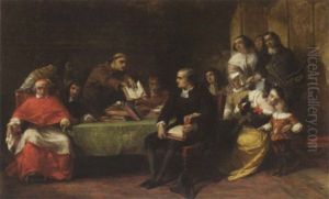 A Religious Debate by Alfred W. Elmore