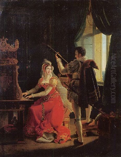 Marie-stuart Faisant De La Musique Avec David Rizzio - view 1