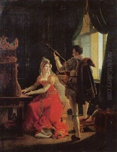 Marie-stuart Faisant De La Musique Avec David Rizzio