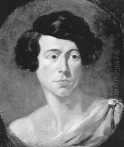 Portrait Of A Woman In Pink by Alfred W. Elmore