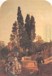 Courting by Alfred W. Elmore