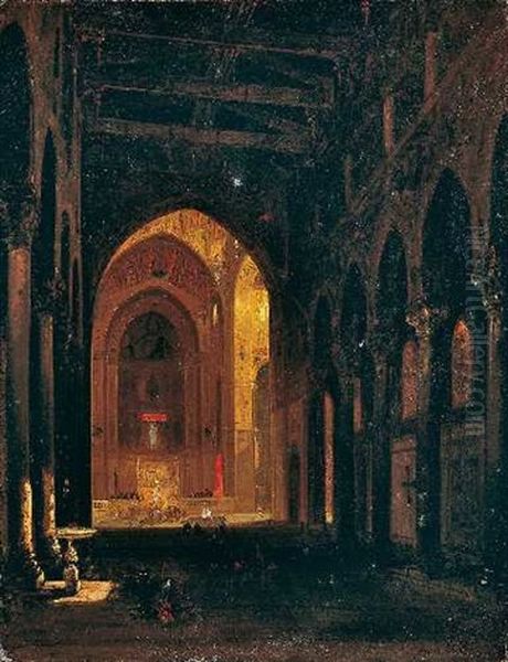 Kircheninterieur - In Der Kathedrale Von Monreale, Palermo - view 1