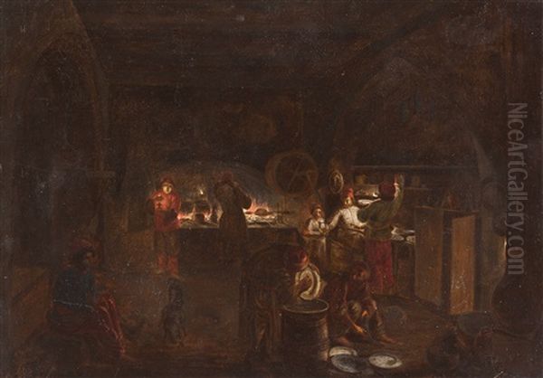 Nachtliche Kuchenszene - view 1
