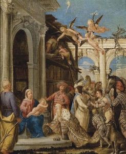 La Adoracion De Los Magos by Adam Elsheimer
