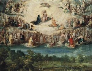 Christ In Glory, With The Courts Of Heaven Christ In Glory, With The Courts Of Heaven