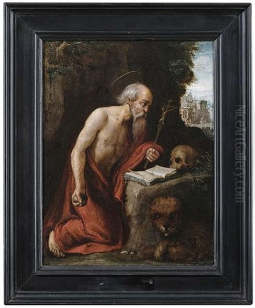 Der Heilige Hieronymus In Der Einode - view 1