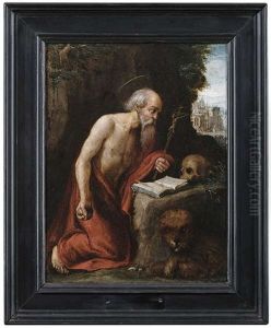 Der Heilige Hieronymus In Der Einode by Adam Elsheimer