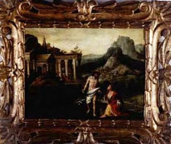 Noli Me Tangere: Christ And The Magdelene In The Garden - view 1