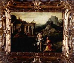 Noli Me Tangere: Christ And The Magdelene In The Garden by Adam Elsheimer
