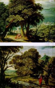 Landschaft Mit Biblischer Staffage Landschaft Mit Biblischer Staffage