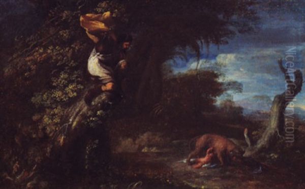 Mars Observing Romulus And Wolf - view 1