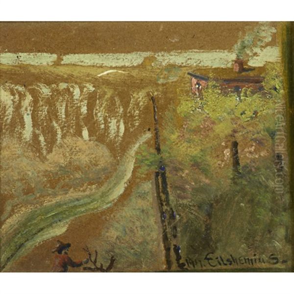 A Figure In A Landscape - view 1
