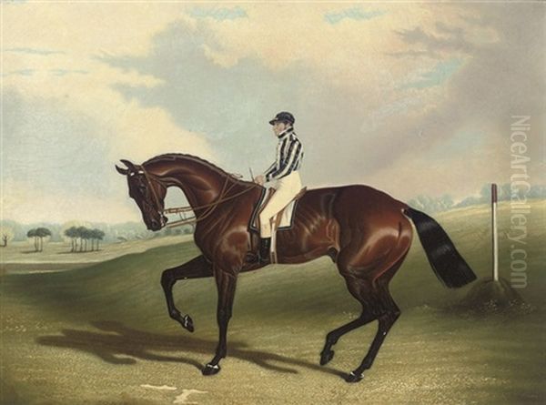 The Earl Of Jersey's Bay Middleton, J. Robinson Up - view 1