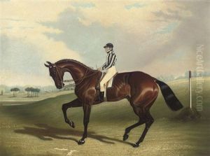 The Earl Of Jersey's Bay Middleton, J. Robinson Up