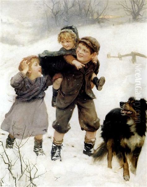 The Piggy-back-ride - view 1