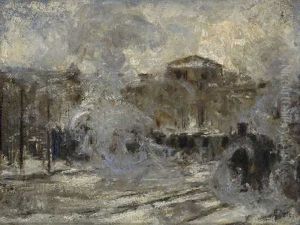 Der Bahnhof In Munchen by Toni Elster