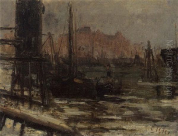 Winter Im Hafen - view 1