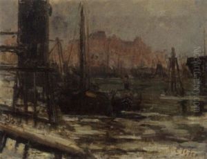 Winter Im Hafen by Toni Elster