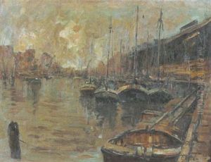 Im Industriehafen Ii (alter Holzhafen) by Toni Elster