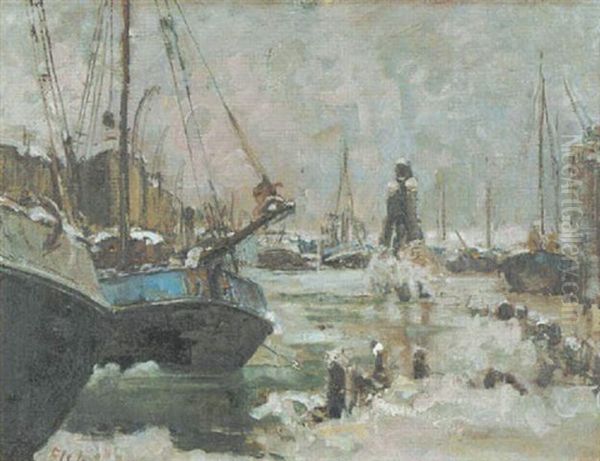 Winter Im Hafen - view 1