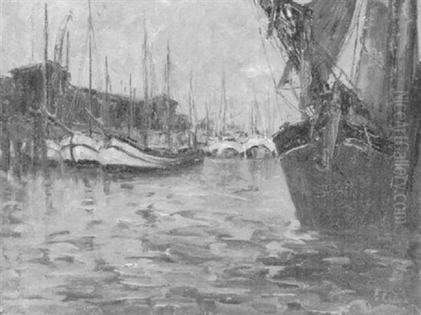 Vertaute Kutter Im Hafen - view 1