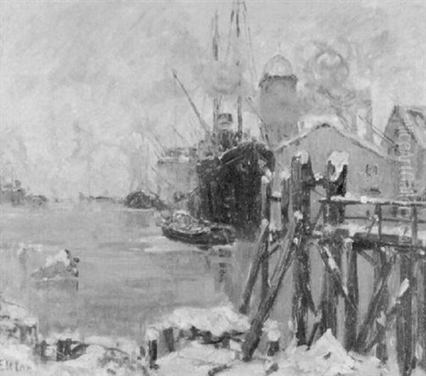 Industriehafen Mit Silo - view 1