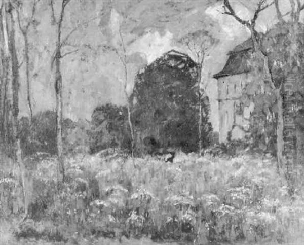 Bluhende Wiese Vor Schlos Schonebeck - view 1