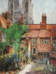 View Of Beverley Minster by Mary Dawson Elwell