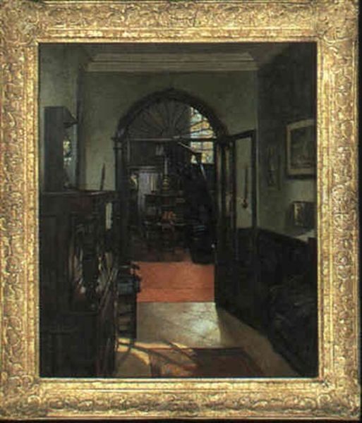 Hallway With A Fanlight Door - view 1