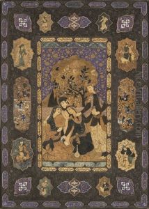 The Celebrate Of Siavoosh And Soodabeh by Mirza Aga Emami