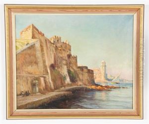 Coastline View With Port