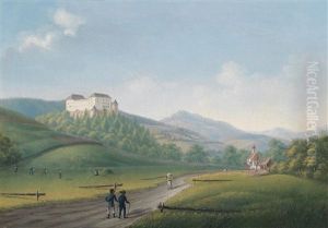 Blick Auf Schlos Feistritz Am Wechsel, Vor Dem Umbau 1805